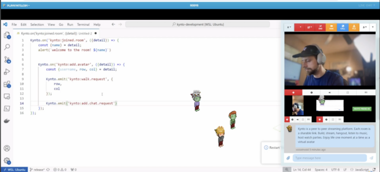 Devlog #3 - Scripting API for my web avatar chat (webrtc)